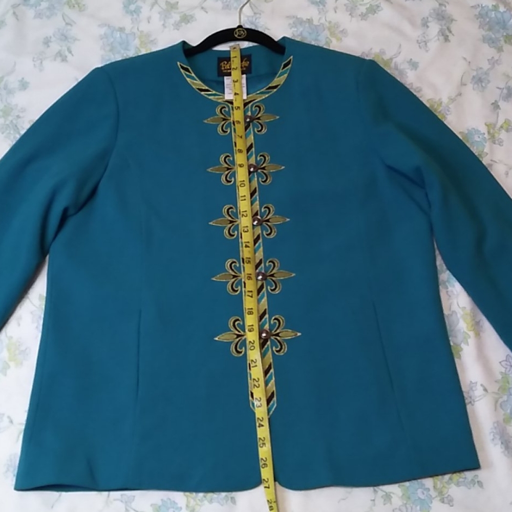 Bob Mackie wearable art Jacket size Medium - Picture 4 of 4